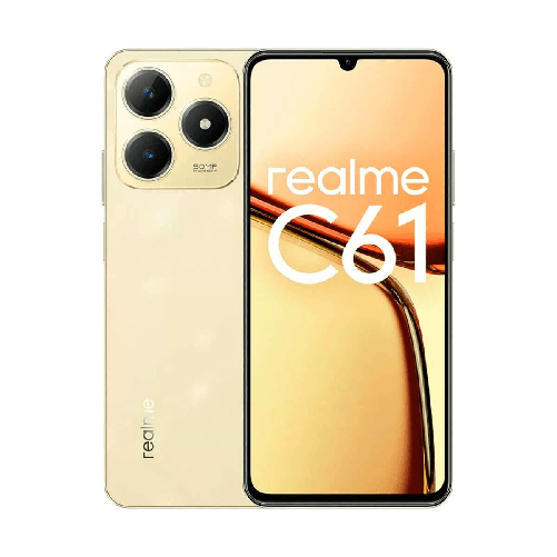 Realme Smartphone Realme C61 6,74" Unisoc TigerT612 6 GB RAM 128 GB Dorato