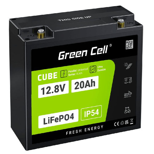 Green Cell Batteria per Gruppo di Continuità UPS Green Cell LFPGC12V20AH 256 Wh 20 Ah