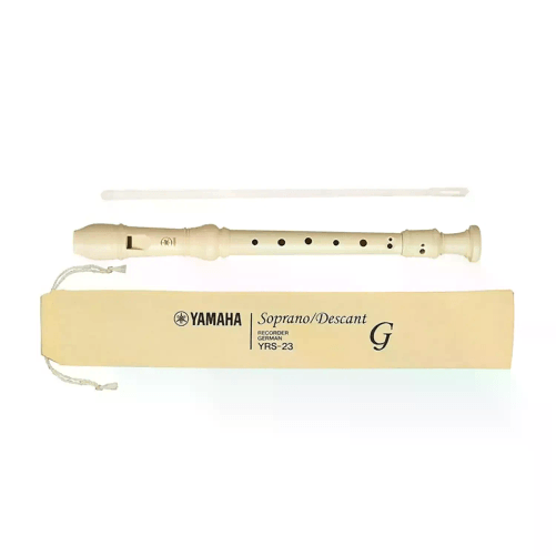 YAMAHA Flauto Dolce Soprano Yamaha Con Scovolino