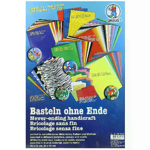 URSUS Grande Assortimento Creativo - 164 Fogli Assortiti
