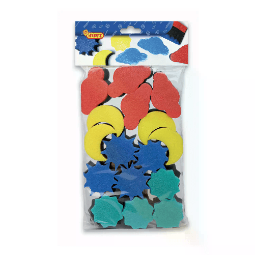 JOVI Spugnette Tampone Cielo 16 Pezzi in 4 soggetti