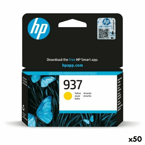 Cartuccia ad Inchiostro Originale HP 937 Giallo (50 Unità)