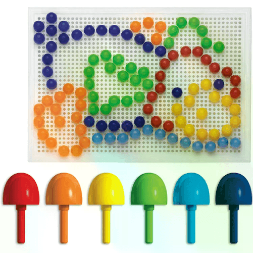 Chiodini Fantascuola Assortiti Diametro 15 Mm. Quercetti 1245