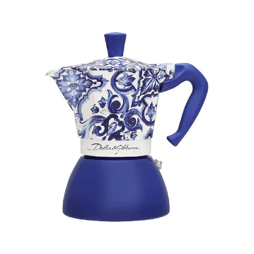 Bialetti Caffettiera Italiana Bialetti D&G BLU MEDI 6T Azzurro Alluminio 6 Tazze