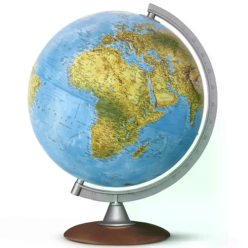Mappamondo Globo Luminoso Tattile