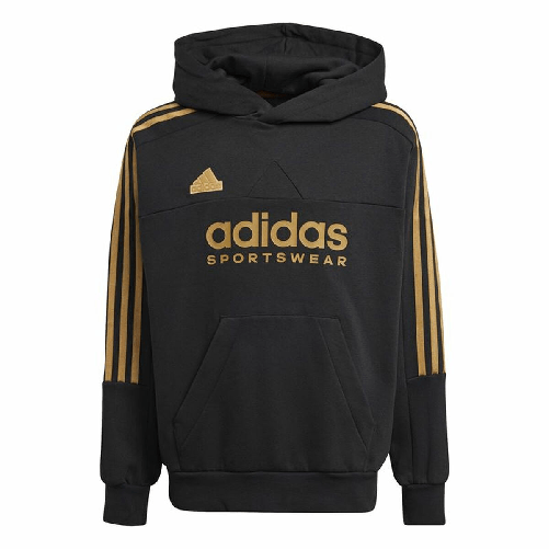Felpa con Cappuccio Unisex Adidas Tiro Nations Pack Nero