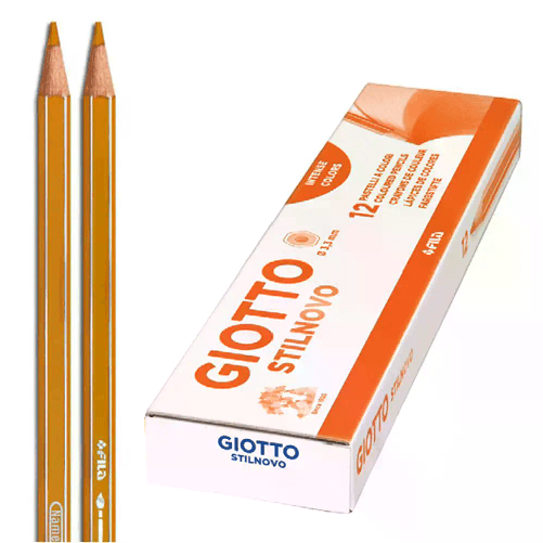 GIOTTO Colori a Matita per Bambini Pastelli Giotto Stilnovo Arancione