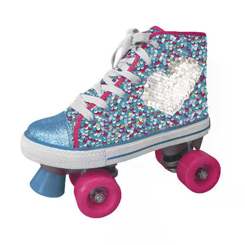SPORT ONE Pattini 4 Ruote: Frozen Taglia 33-34 Abec-3 con Pailettes