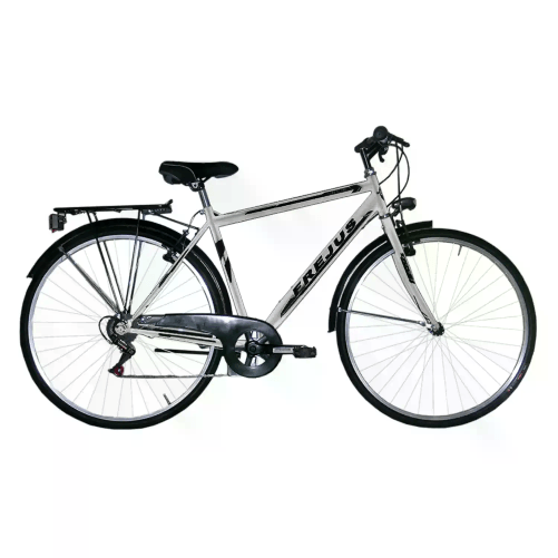 MASCIAGHI Bici Uomo Bicicletta 28 Pollici Uomo Trekking Argento