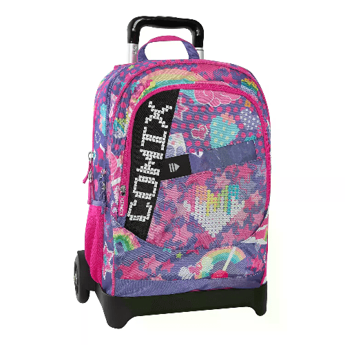 PANINI SCUOLA Comix Ultra Bright Zaino Organizzato Trolley Staccabile Haruyuku Girl