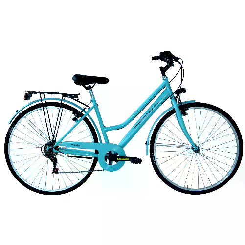 MASCIAGHI Bici per Adulti Bicicletta 28 Pollici Donna City Bike Azzurro