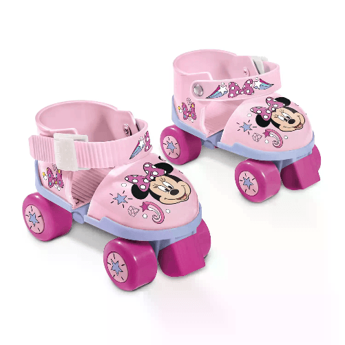 MONDO Pattini Regolabili Roller Skate Minnie Taglia 22-29 con Borsa, Gomitiere, Ginocchiere