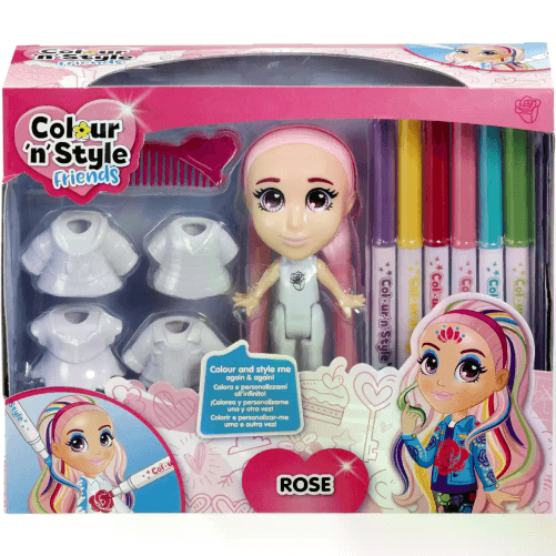 Colour 'N' Style Rose • Crea look all'infinito! Bambola da personalizzare