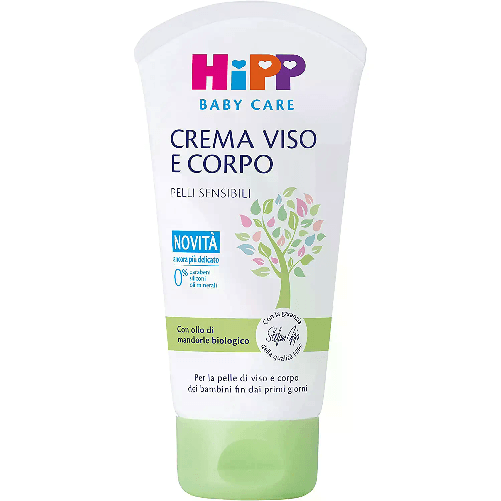 Hipp Baby Care Crema Viso e Corpo 75 ml Pelli Sensibili