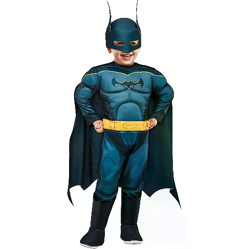 Costume Batman per Bambini - Taglia Toddler - 1/2 anni