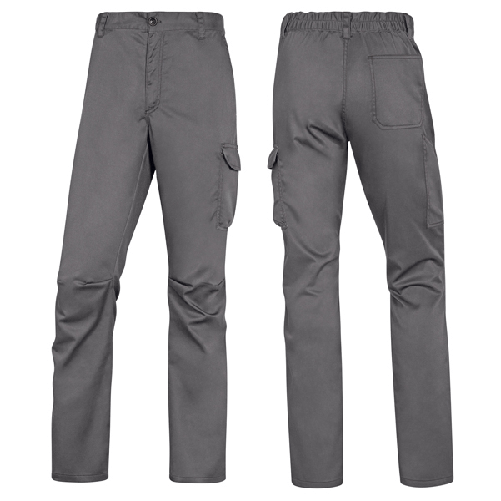 DELTAPLUS Pantalone da lavoro Panostrpa Tg. L grigio/nero