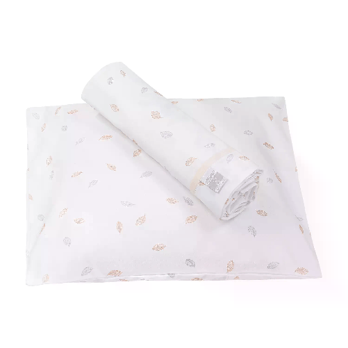 Set Lenzuolo Letto Sopra con Federa Desert Leaves