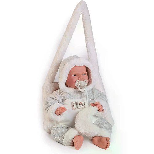 Bambola Appena Nata Lea con Borsa Portabambino – 42 cm