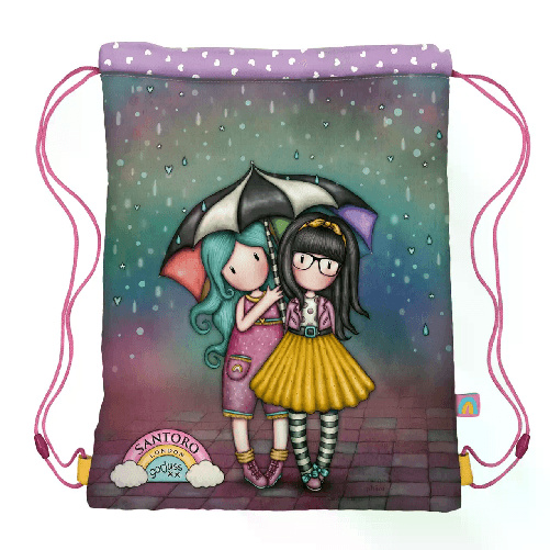 SANTORO Sacca Gym Bag Gorjuss Be Kind To Each Other