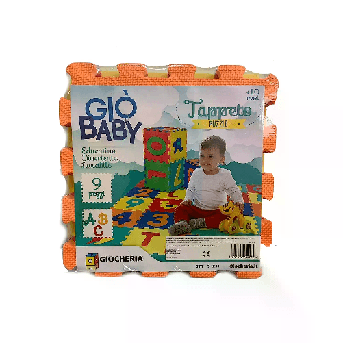 GIOCHERIA Tappeto Eva Lettere 9 pezzi - Giò Baby