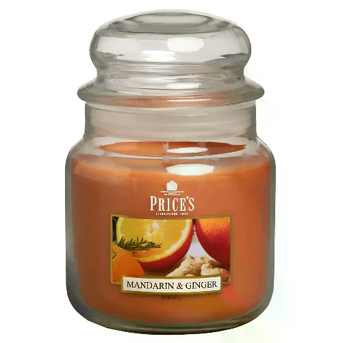 PRICE'S CANDLES Candela Profumata in Giara Media Mandarin & Ginger