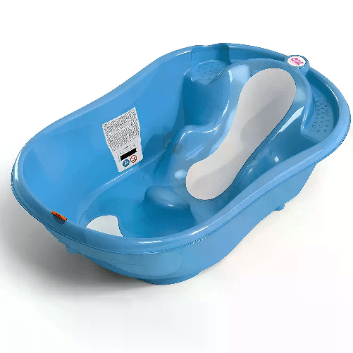 OKBABY Vaschetta Onda Evolution Azzurro 15 Bianco 73