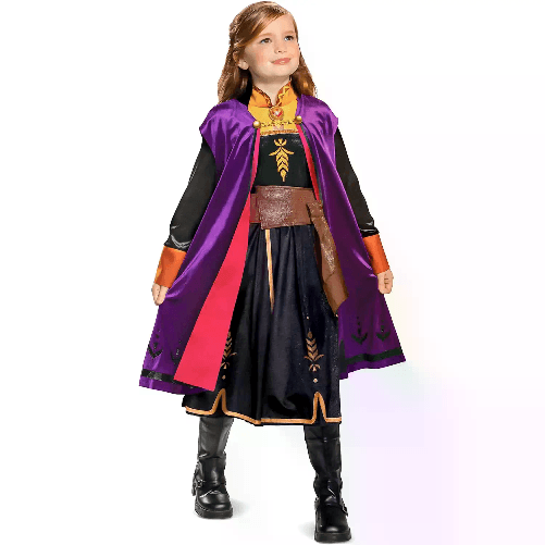 DISGUISE Costume Carnevale Frozen - Anna Traveling Deluxe, Taglia M (7-8 anni)