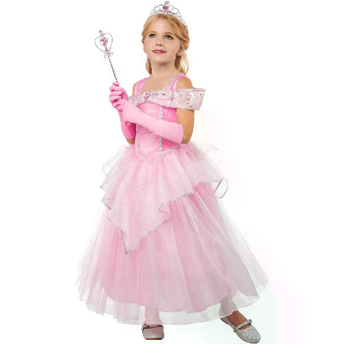 RUBIE'S Costume Principessa - Pink Princess, Taglia S per Bambine 3/4 Anni