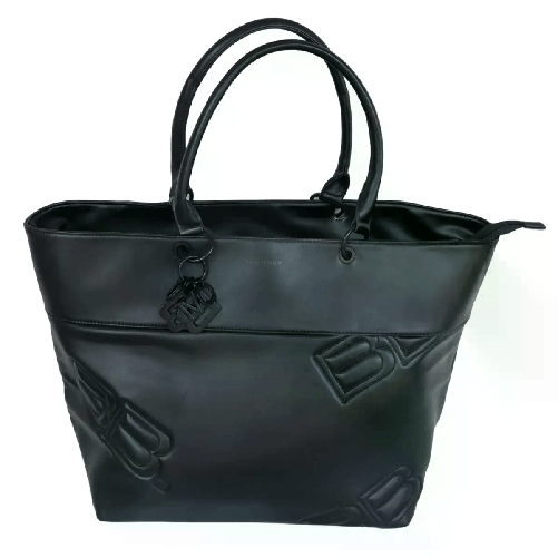 Borsa a Tracolla In Ecopelle Nera Bamboom