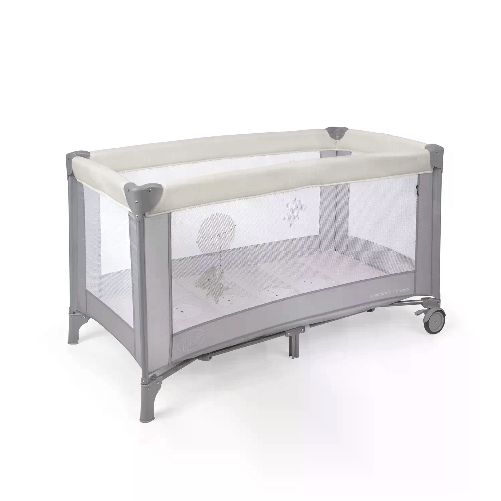 Lettino Viaggio Basic Crema Grigio