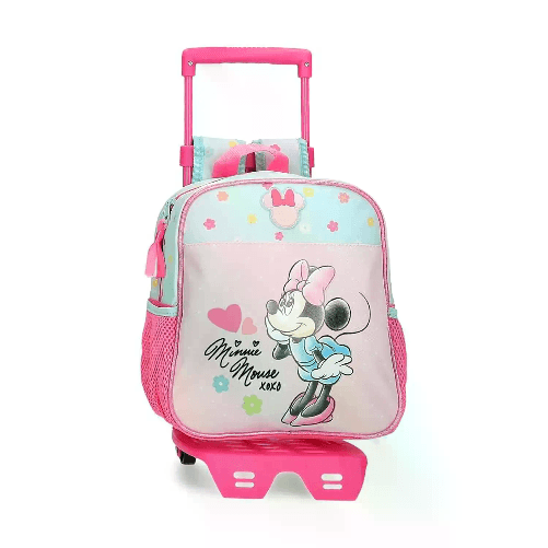 Minnie Imagine Zaino Asilo e Tempo Libero con Trolley 25 Cm