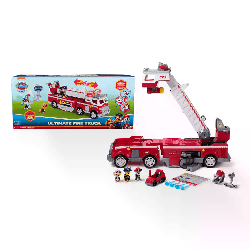 SPIN MASTER Paw Patrol Mega Camion dei Pompieri di Marshall Playset