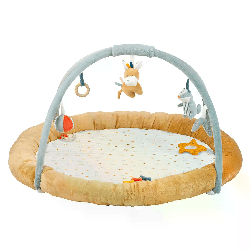 Palestrina Pouf Attività Con Archi Azzurro/Beige