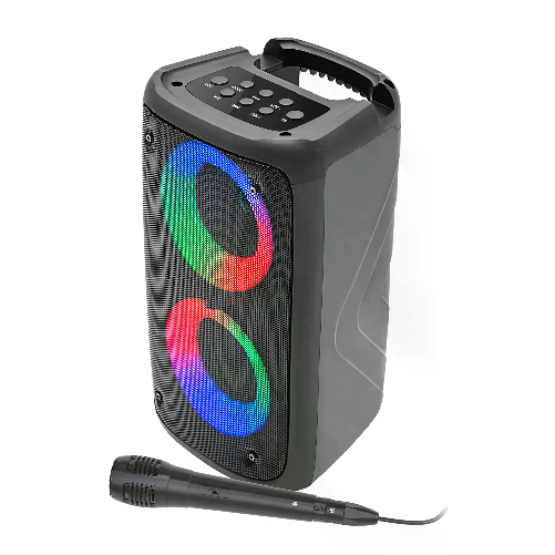 Cassa Portatile Double Go Diffusore Audio Ricaricabile Bluetooth MP3 con Microfono