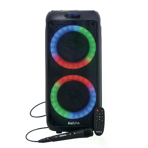 Cassa Speaker per Karaoke Portatile Altoparlante Bluetooth con Microfono