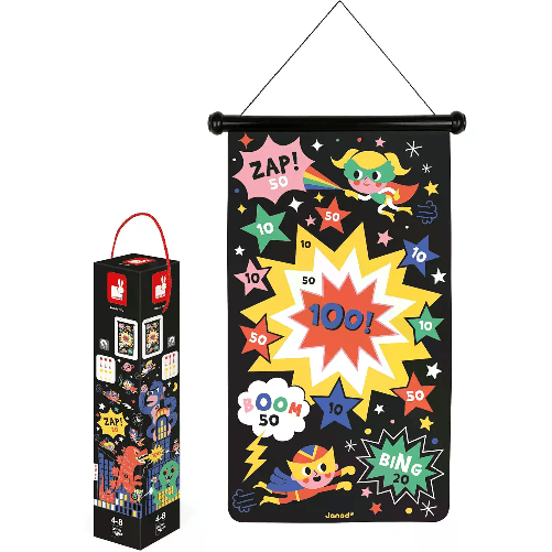 Janod - Gioco delle Freccette Magnetiche - Supereroi