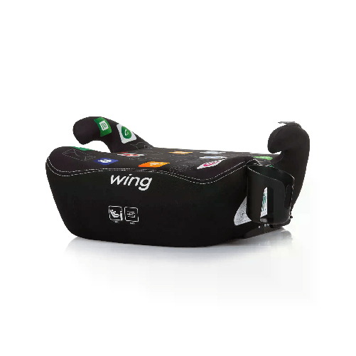 CHIPOLINO Rialzo Seggiolino Auto Wing Isofix Nero Display
