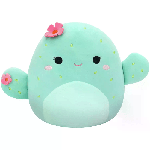 JAZWARES Squishmallows Personaggio 20 Cm - Graciela Il Cactus Con FiorI