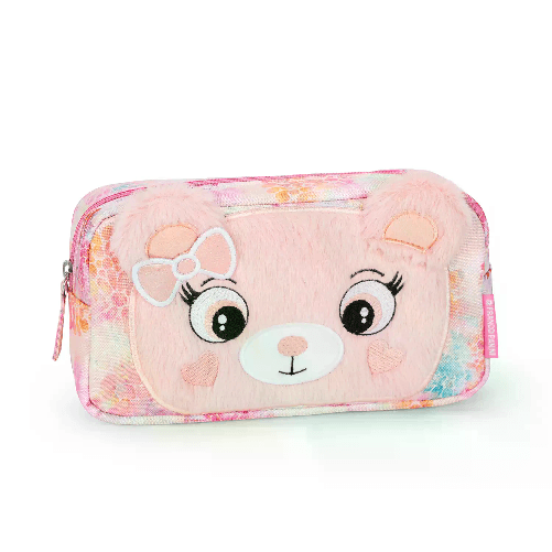 Portatutto Mofu Mofu Orso – Astuccio Fluffy con Zip