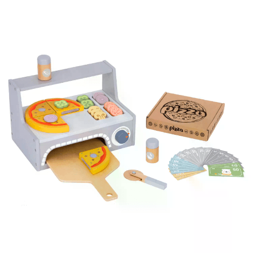 Forno per Pizza in Legno Gioco Simbolico per Bambini