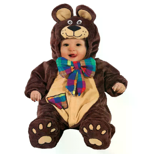 FANCY MAGIC Costume Happy Teddy Superbaby - Taglia 3/6 mesi