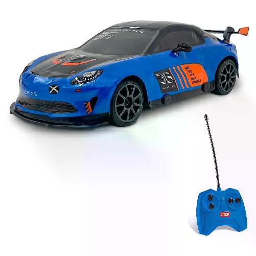 Mondo Motors Macchinina Radiocomandata Mondo Alpine A110 GT4 Azzurro Turchese Auto Radiocomandata 1:24 Renault Alpine