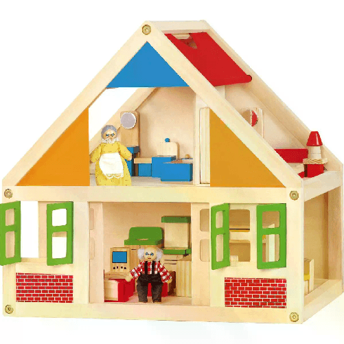 VIGA TOYS Casa Dei Nonni Completa, Gioco in Legno