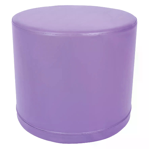 Pouff Tondo Cm. 50x45 H Viola Per Ambienti Scolastici Innovativi
