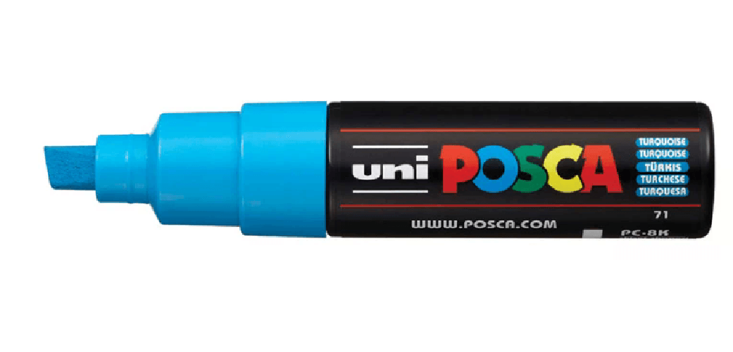 POSCA PC-8K Turchese