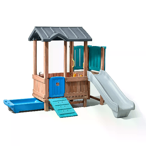 THE STEP 2 Casetta Avventura In Legno Con Scivolo