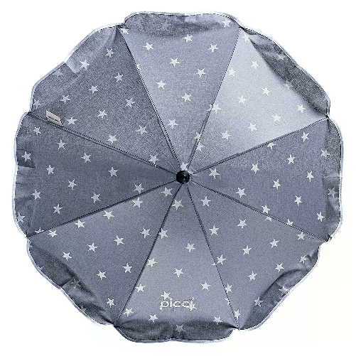 PICCI Ombrellino Universale con Ricamo Stelle Grigie