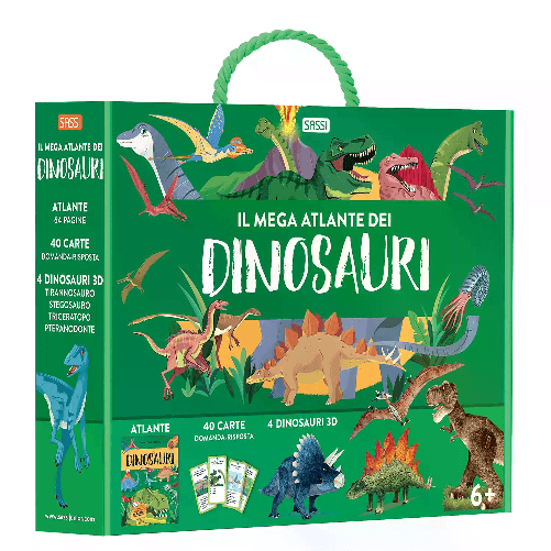 SASSI JUNIOR Il Mega Atlante Dei Dinosauri