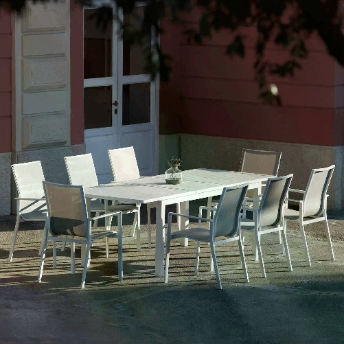 Tavolo Palm Beach Bianco Allungabile