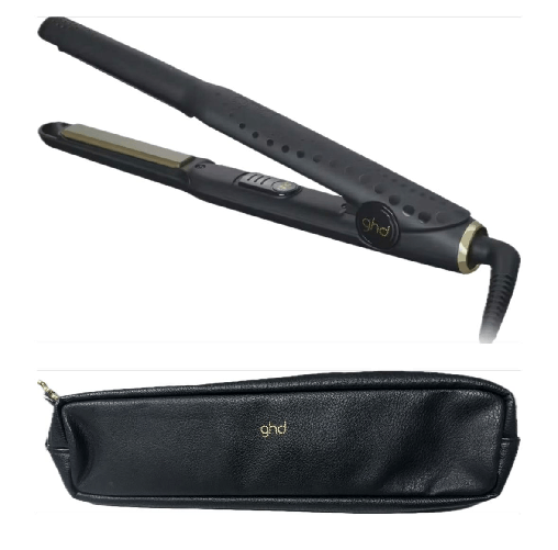 GHD PIASTRA GHD MINI NEW EDITION CON POCHETTE NERA PIU' PHON PORTOFINO NERO CON DUE BECCUCCI